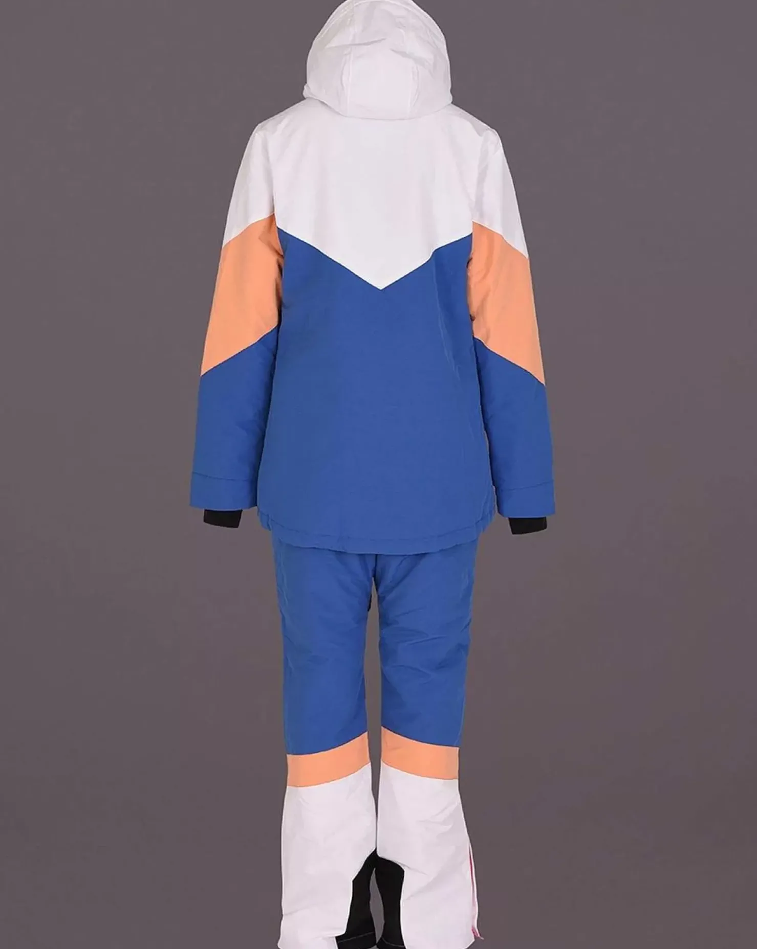 Women OOSC Snow Pants / Bibs>1080 Women'S Ski & Snowboard Pant - Pastel Peach, White & Blue