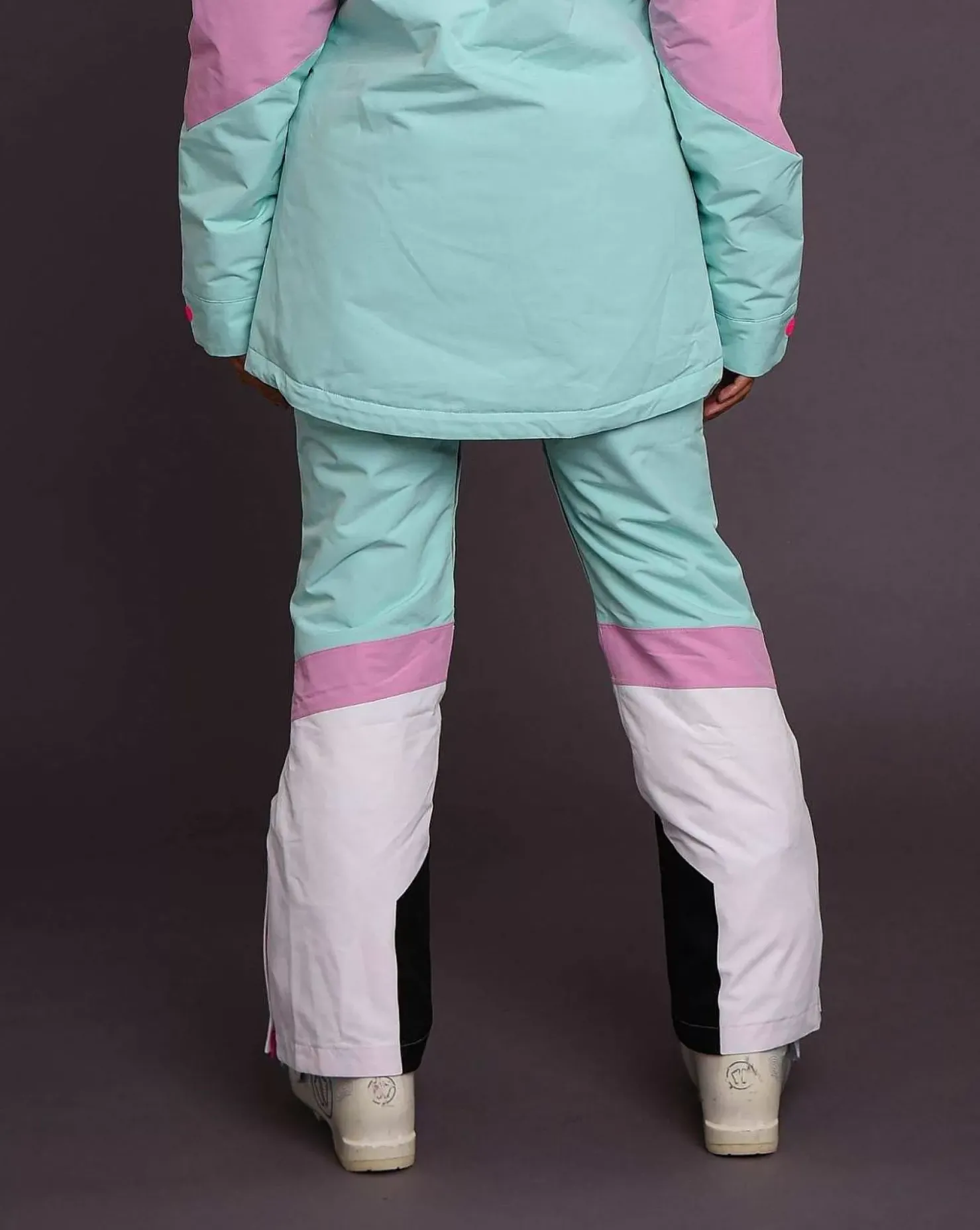 Women OOSC Snow Pants / Bibs>1080 Women'S Ski & Snowboard Pant - Pastel Pink, White & Pastel Mint