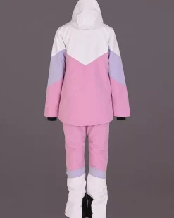 Women OOSC Snow Pants / Bibs>1080 Women'S Ski & Snowboard Pant - Pastel Pink, White & Pastel Purple
