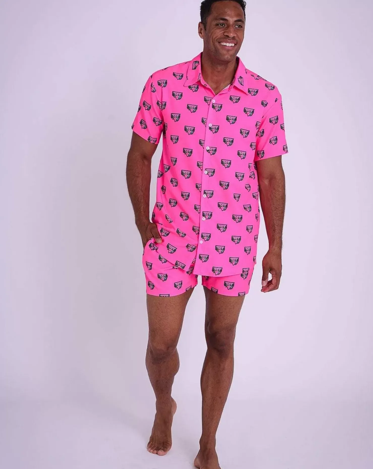 Men OOSC Summer Shirts>Baewatch Men'S Short Sleeve Shirt