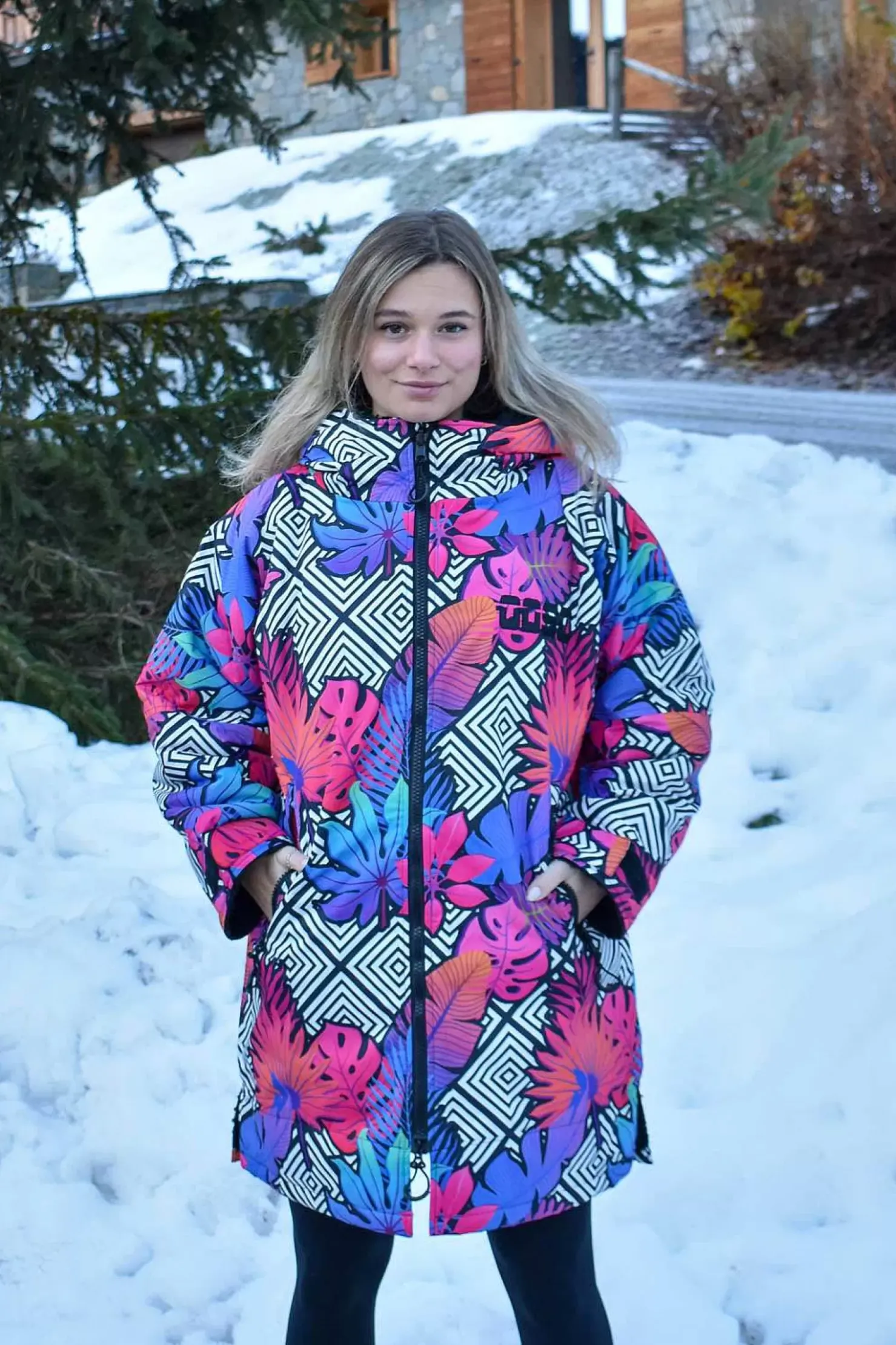Men OOSC Changing Robes>B.I.G. P.O.P.P.A. Recycled Sherpa Lined Changing Robe - Women'S