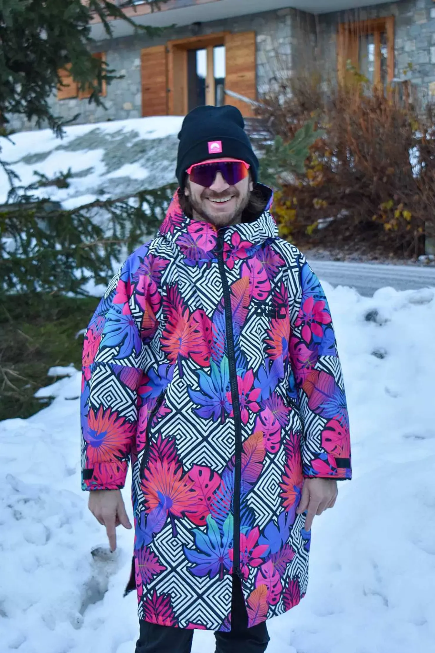 Men OOSC Changing Robes>B.I.G. P.O.P.P.A. Recycled Sherpa Lined Changing Robe - Men'S