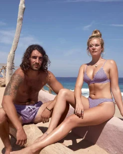Women OOSC Bikinis>Checkmate Boost 'Em Up Bikini Top
