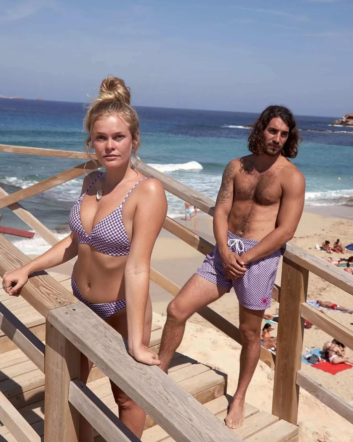 Women OOSC Bikinis>Checkmate Boost 'Em Up Bikini Top