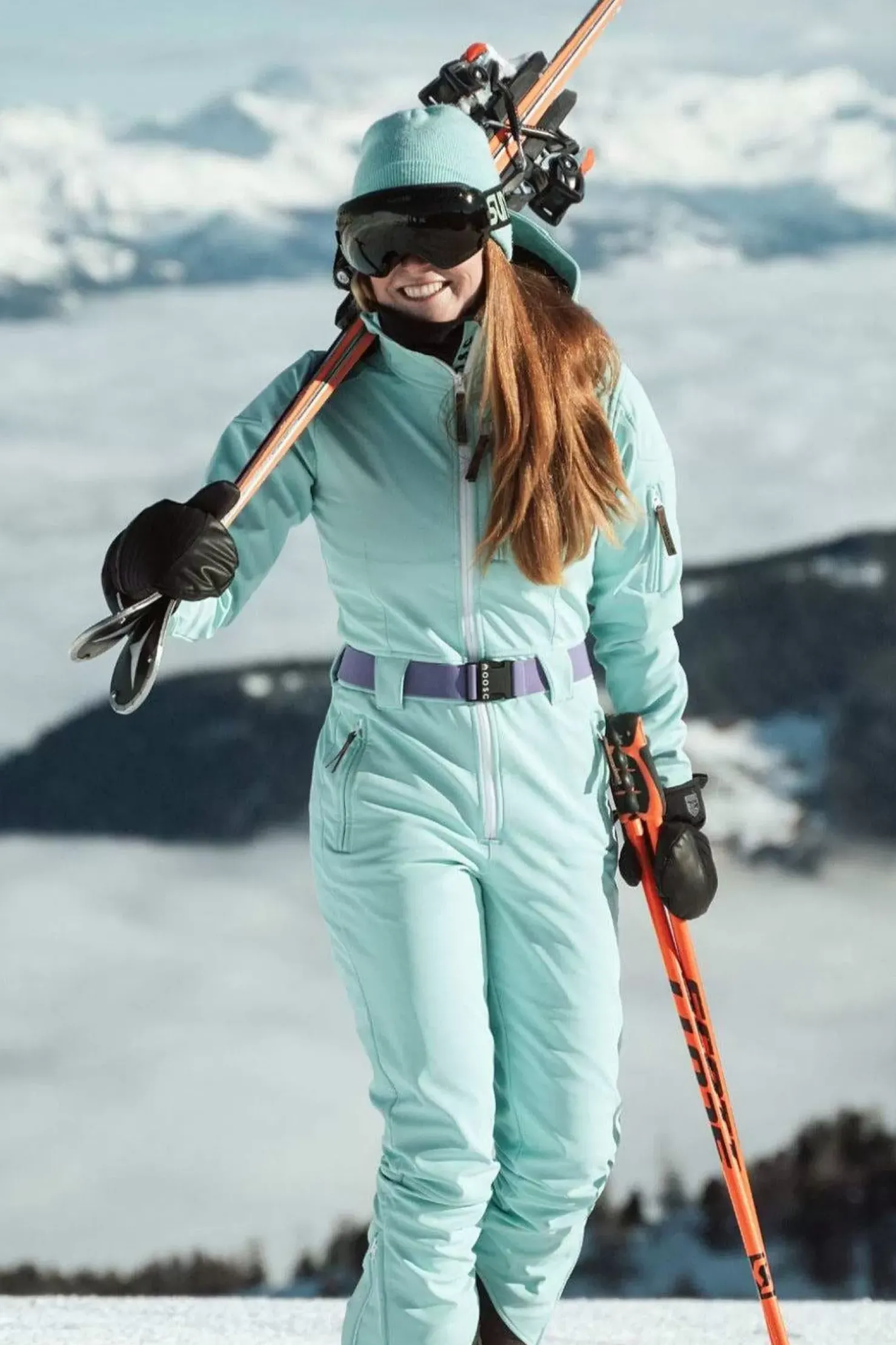 Women OOSC Chic Luxury>Chic Ski Suit - Mint