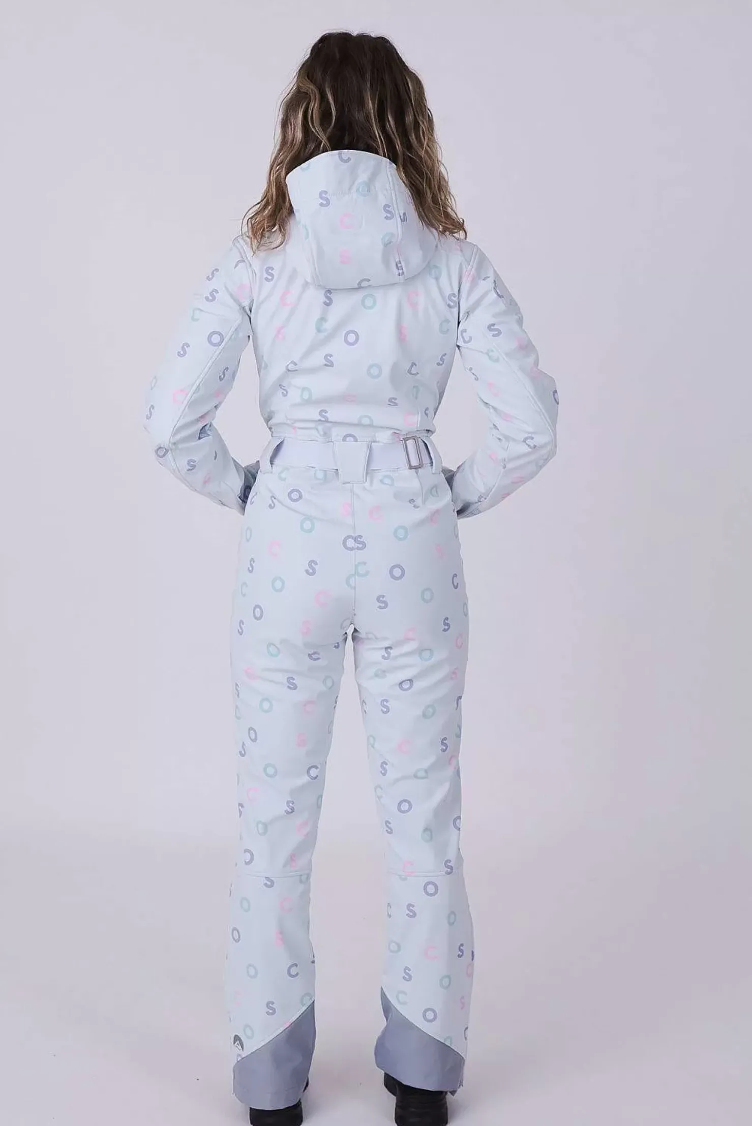Women OOSC Ski Suits>Chic Ski Suit - White Print