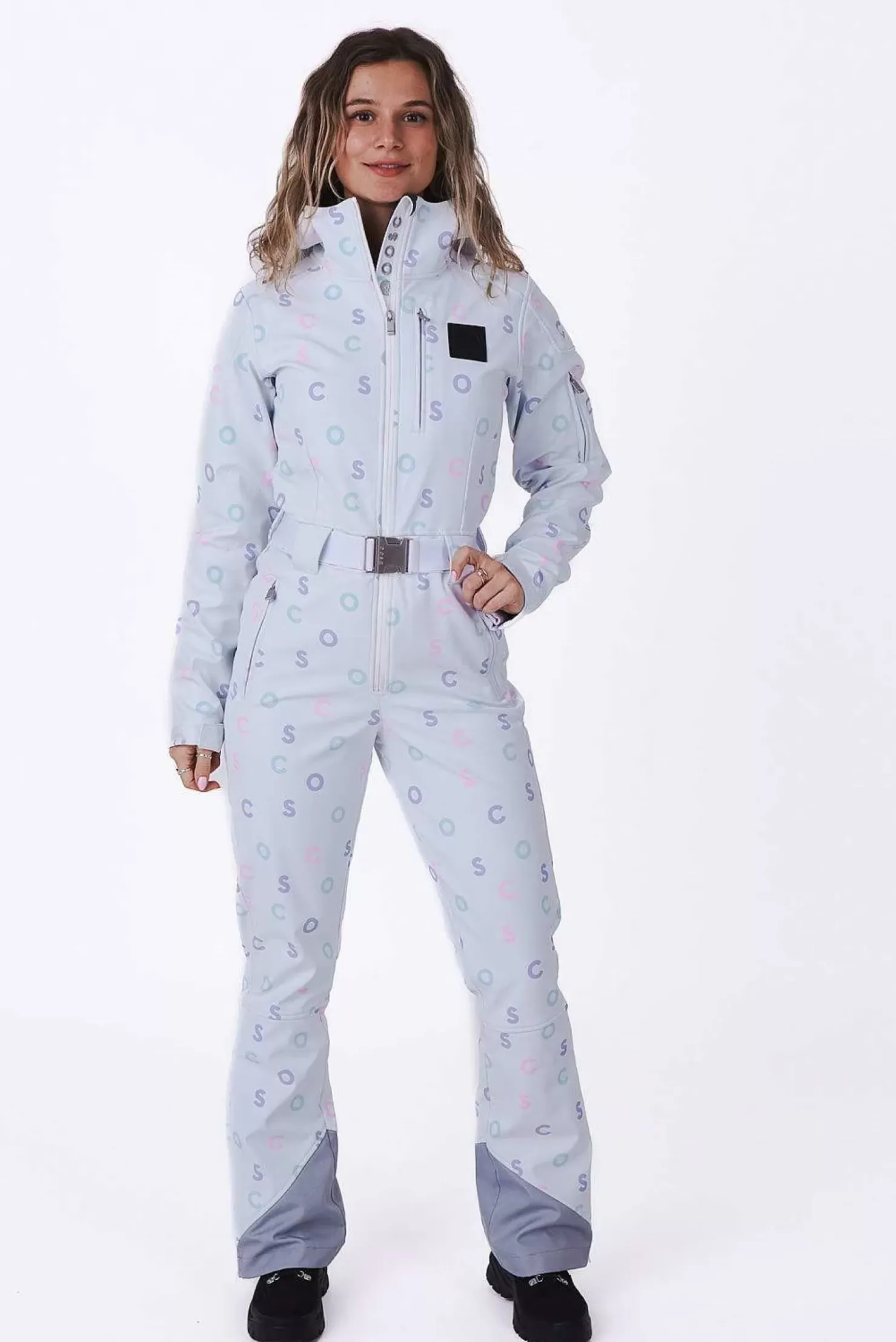 Women OOSC Chic Luxury>Chic Ski Suit - White Print