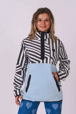 Women OOSC Fleece>Fall Line Fleece Baby Blue - Women'S