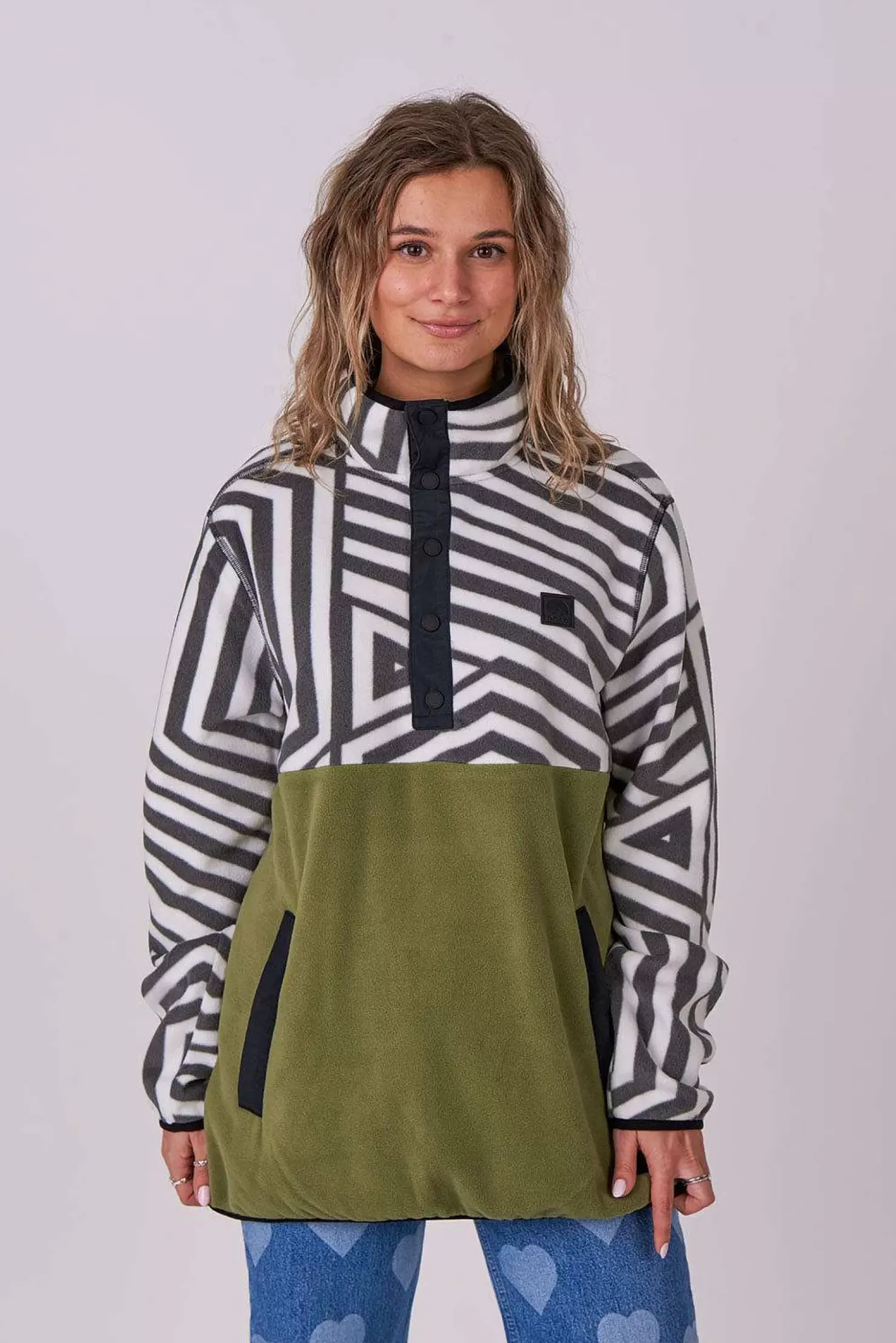 Women OOSC Fleece>Fall Line Fleece Khaki - Women'S