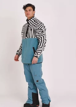 Men OOSC Fleeces>Fall Line Fleece Teal - Men'S