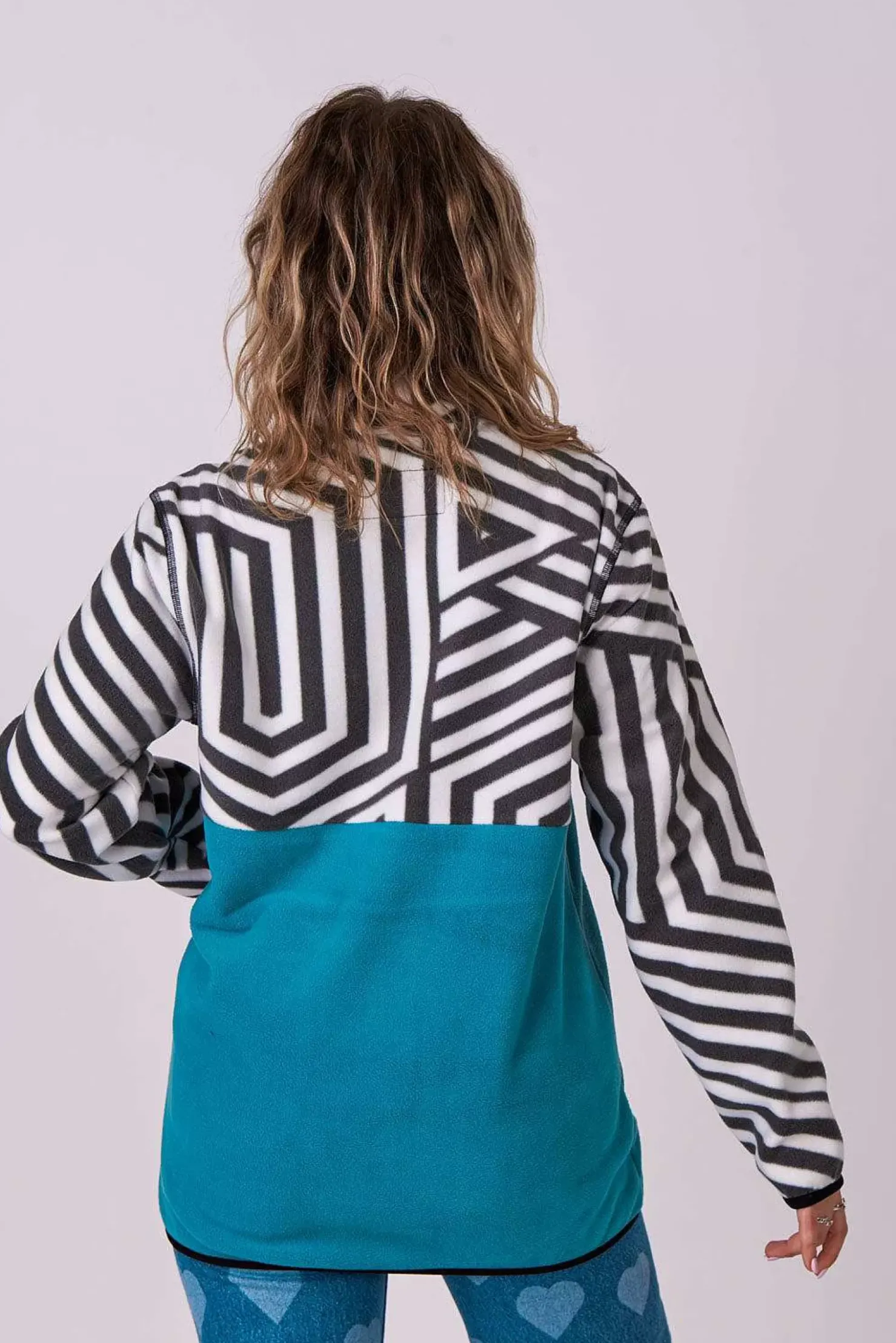 Women OOSC Fleece>Fall Line Fleece Teal - Women'S