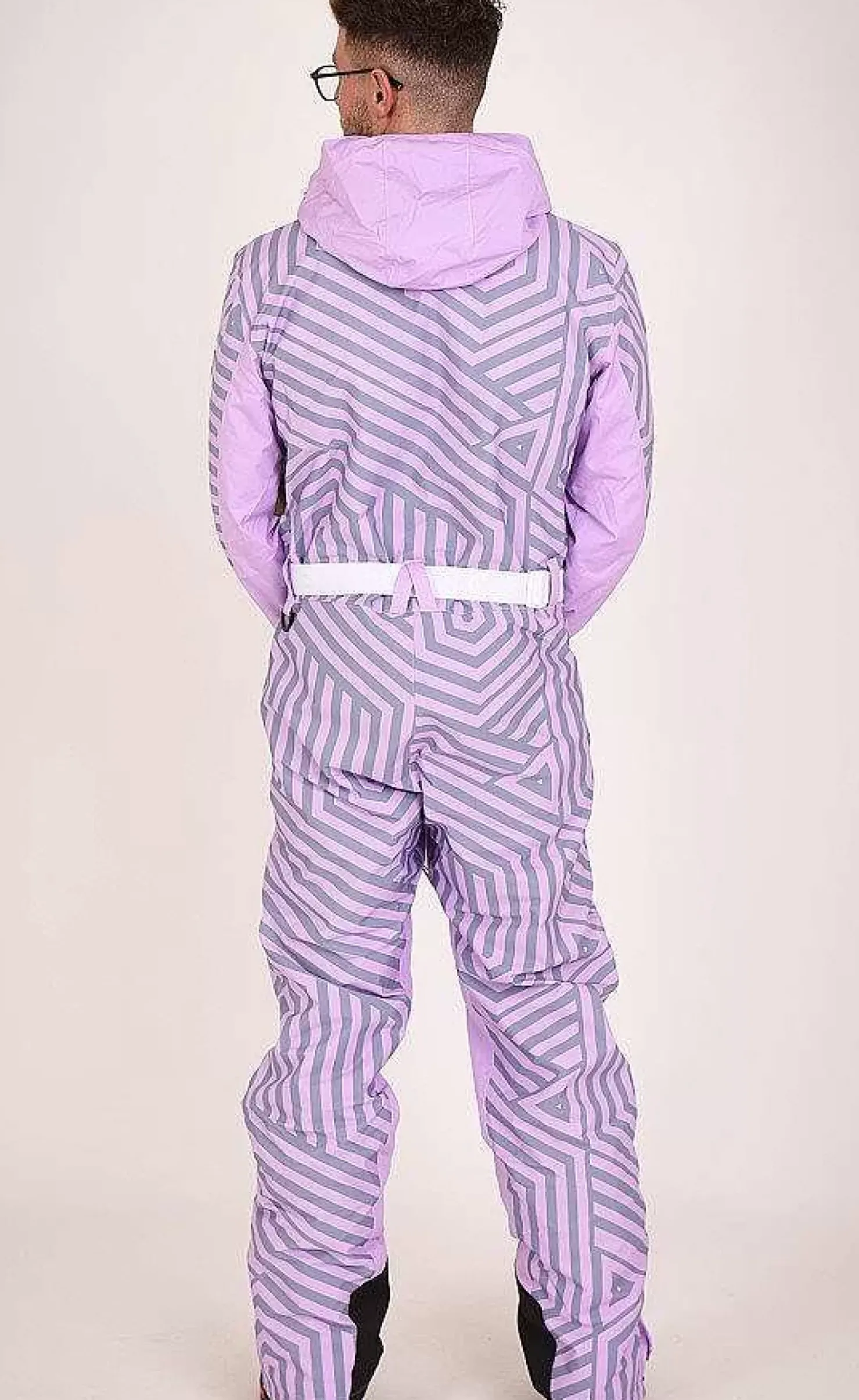 Men OOSC Ski Suits>Fall Line Purple & Grey Men'S Ski Suit
