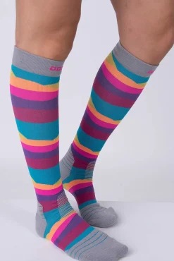 OOSC Socks>Mambo Sunset Ski Sock