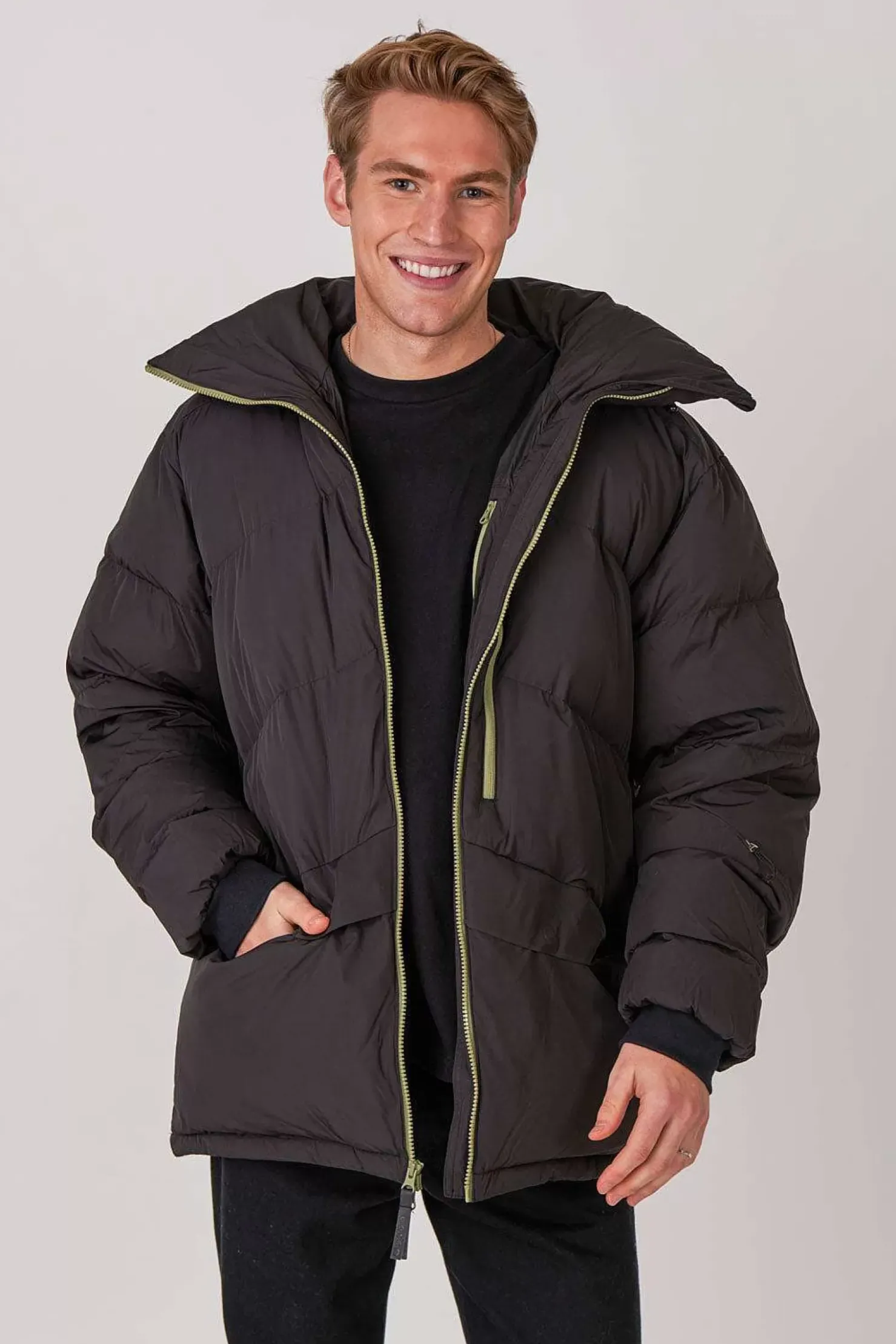 Men OOSC Puffer Jackets>Men'S Puffer Jacket Black