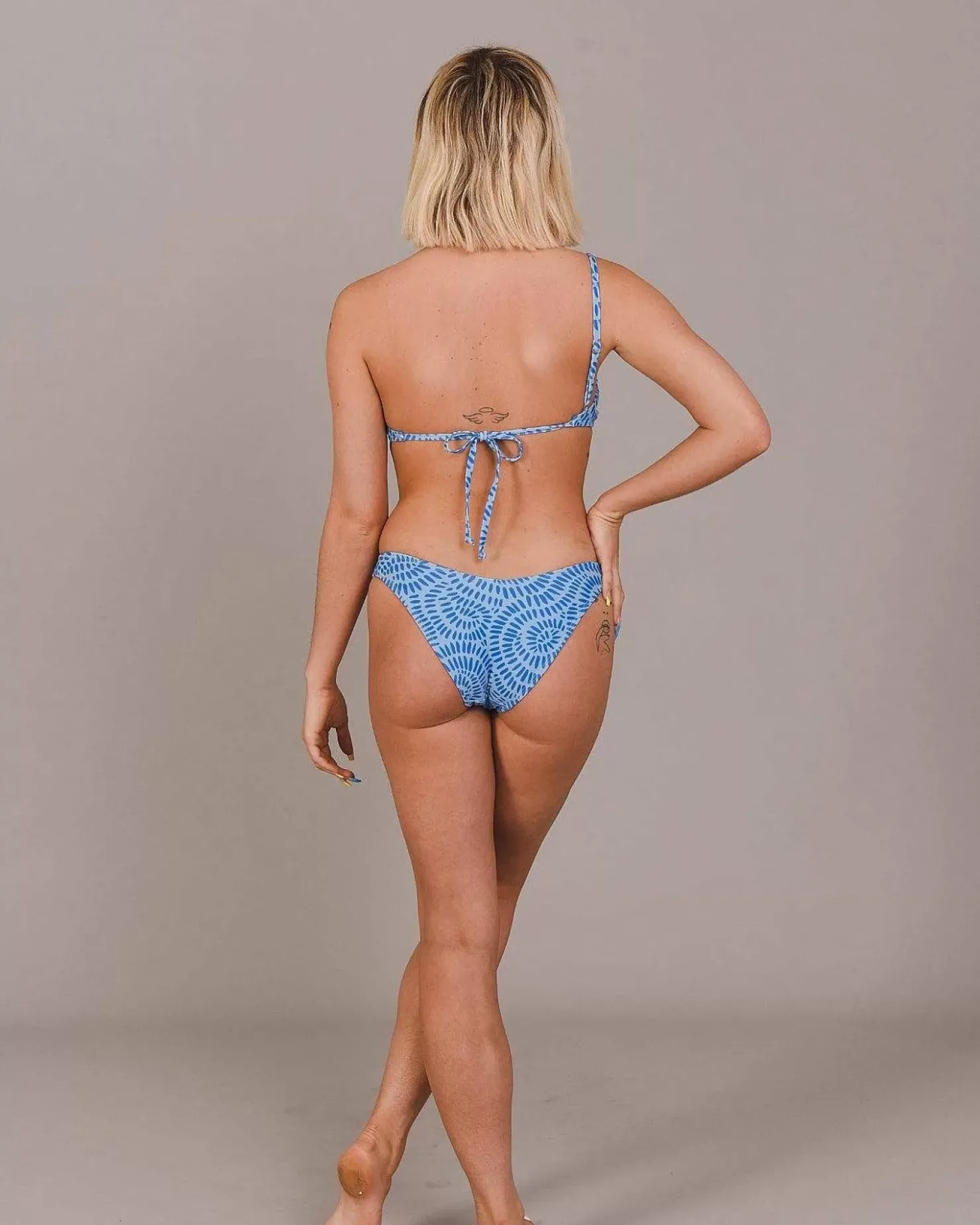 Women OOSC Bikinis>Moroccan Dream Cold Shoulder Bikini Top