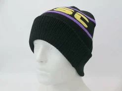OOSC Beanies>Apres Beanie - Black, Purple, Yellow