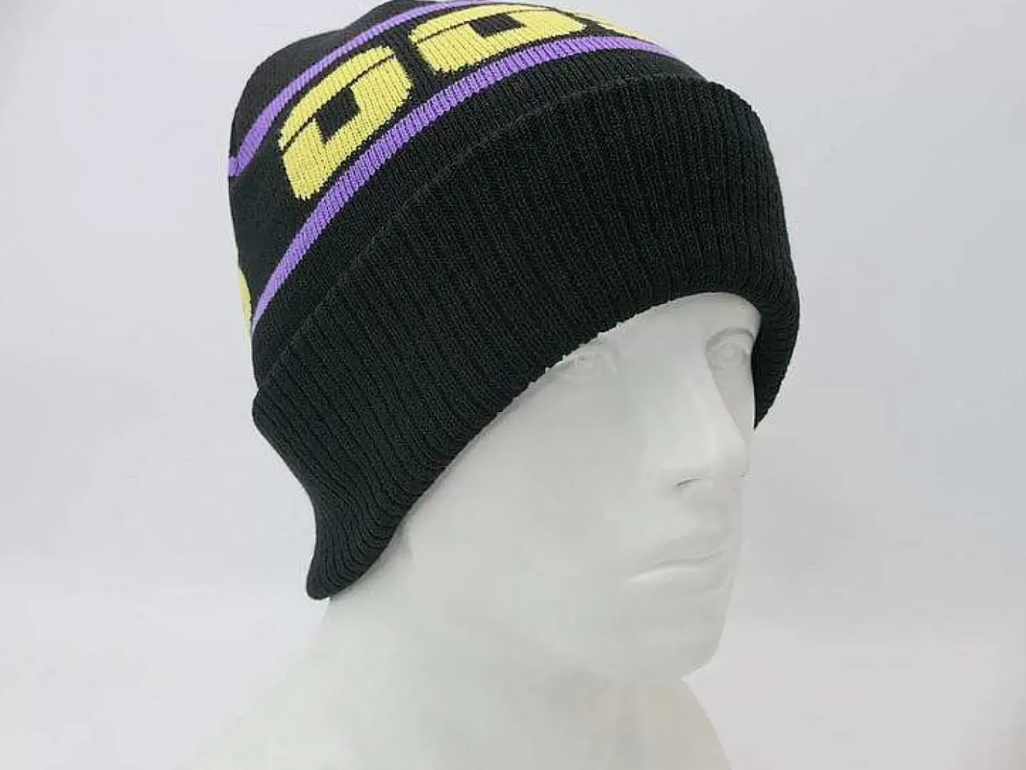 OOSC Beanies>Apres Beanie - Black, Purple, Yellow