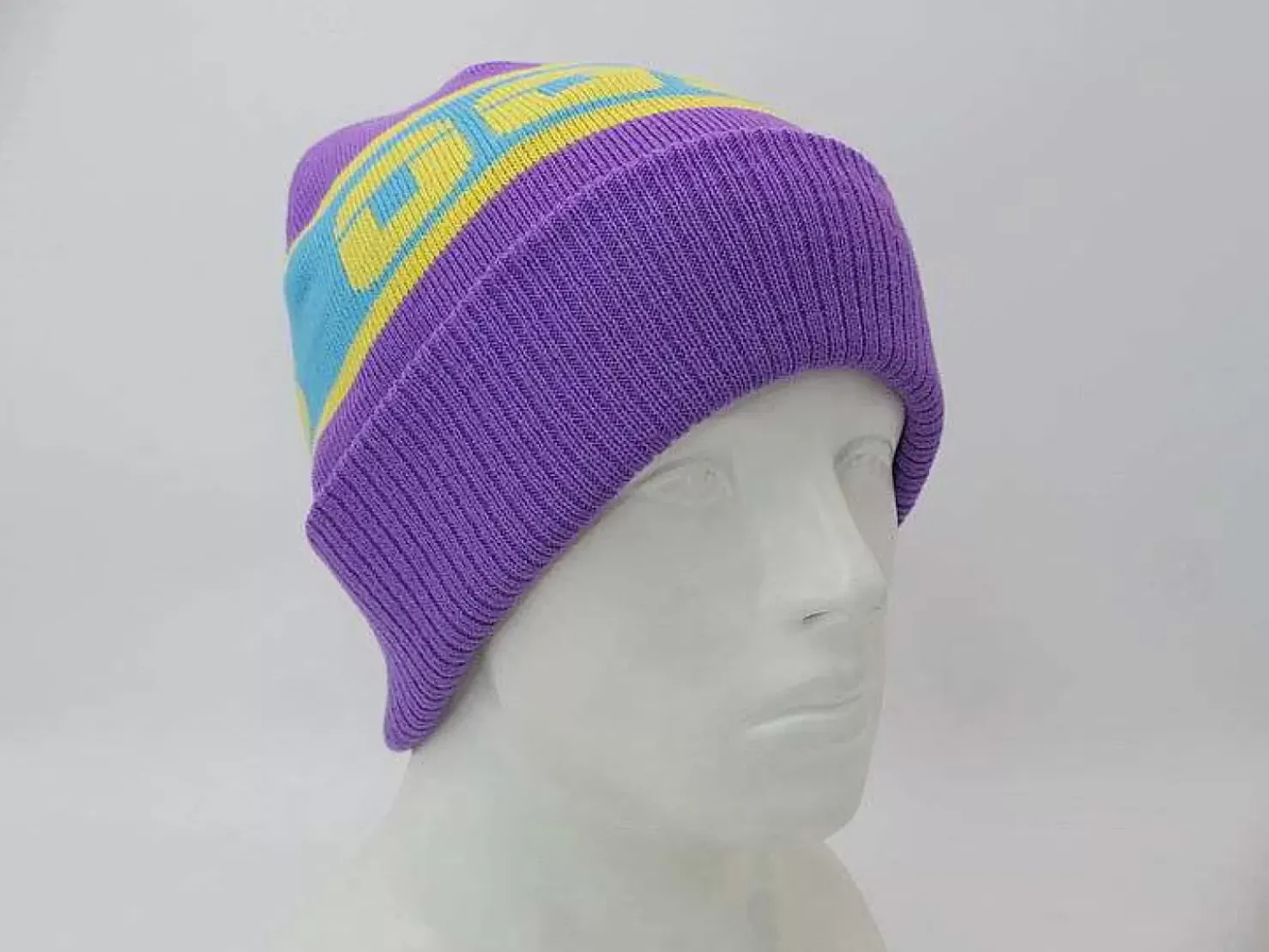 OOSC Beanies>Apres Beanie - Purple, Blue, Yellow