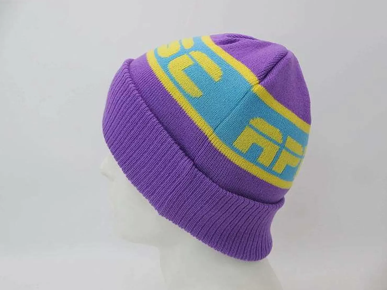 OOSC Beanies>Apres Beanie - Purple, Blue, Yellow