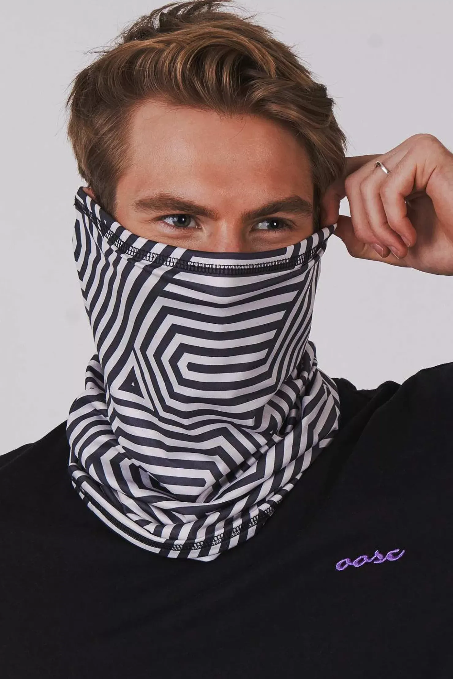 OOSC Neck Warmers>Neckwarmer - Fall Line Print