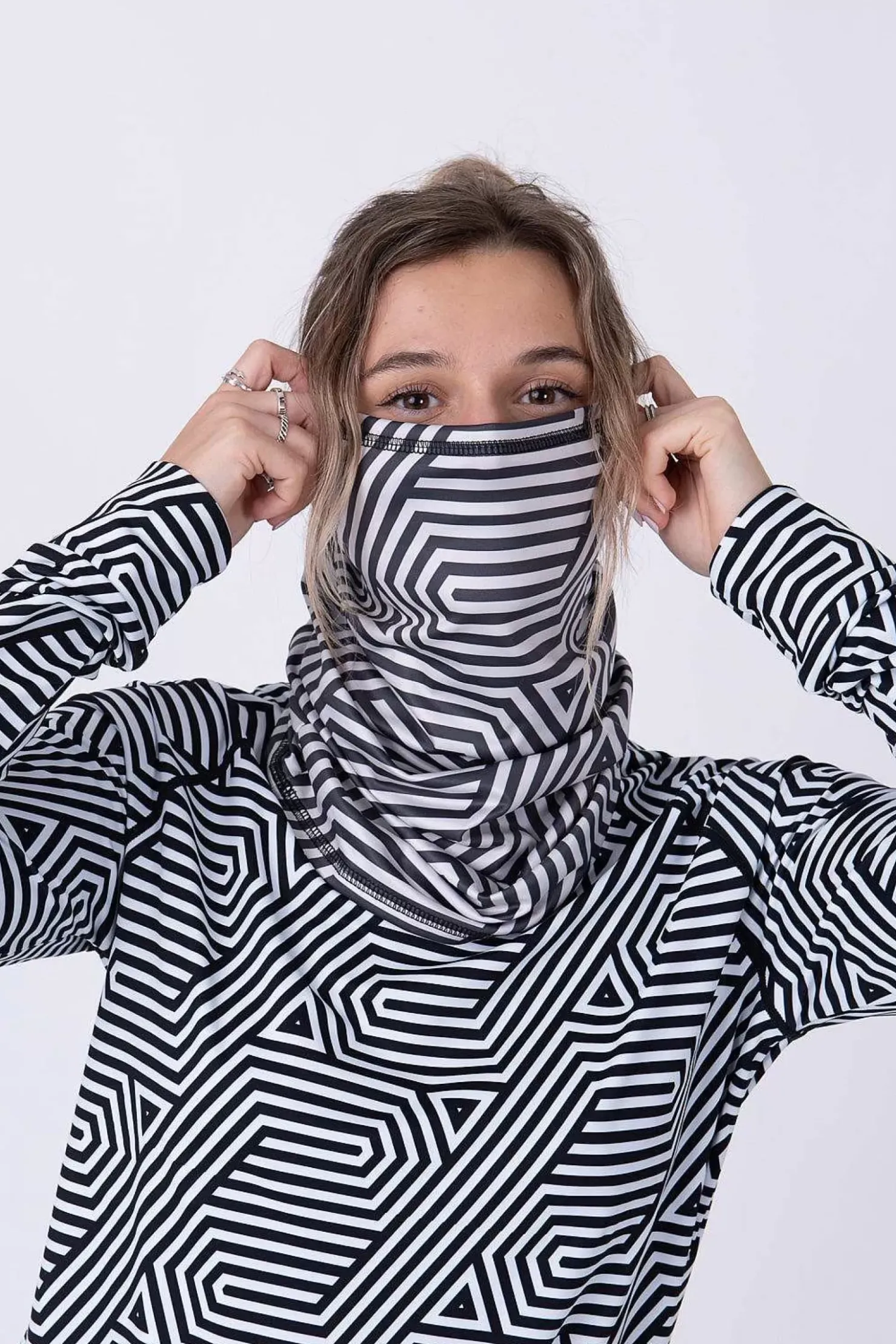 OOSC Neck Warmers>Neckwarmer - Fall Line Print
