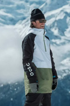 Men OOSC Snow Park Overhead Jackets>Sp Overhead Khaki