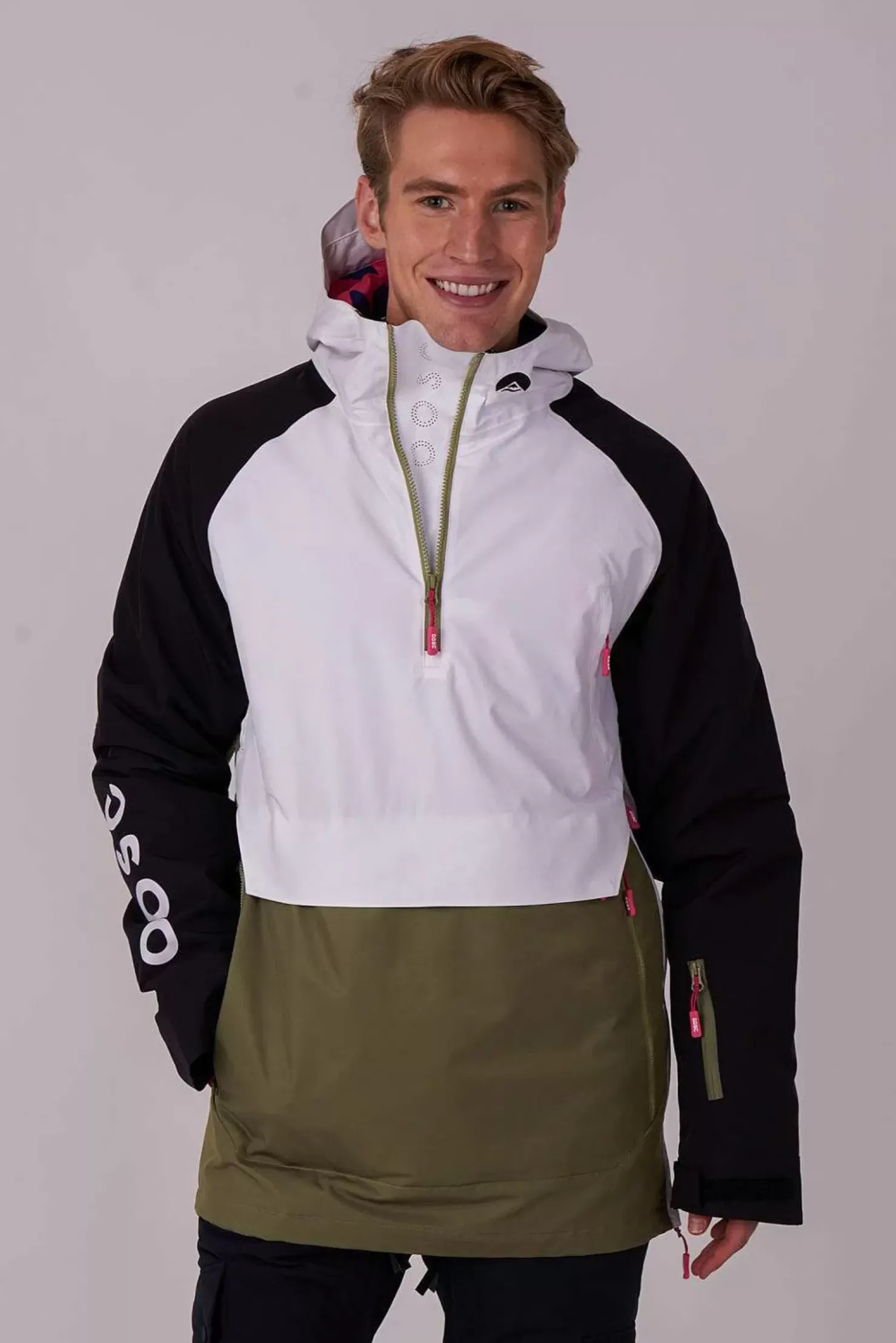 Men OOSC Snow Park Overhead Jackets>Sp Overhead Khaki