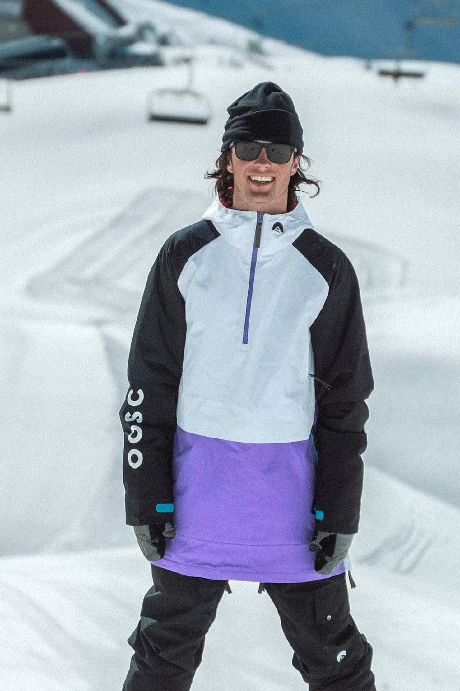 Men OOSC Snow Park Overhead Jackets>Sp Overhead Purple