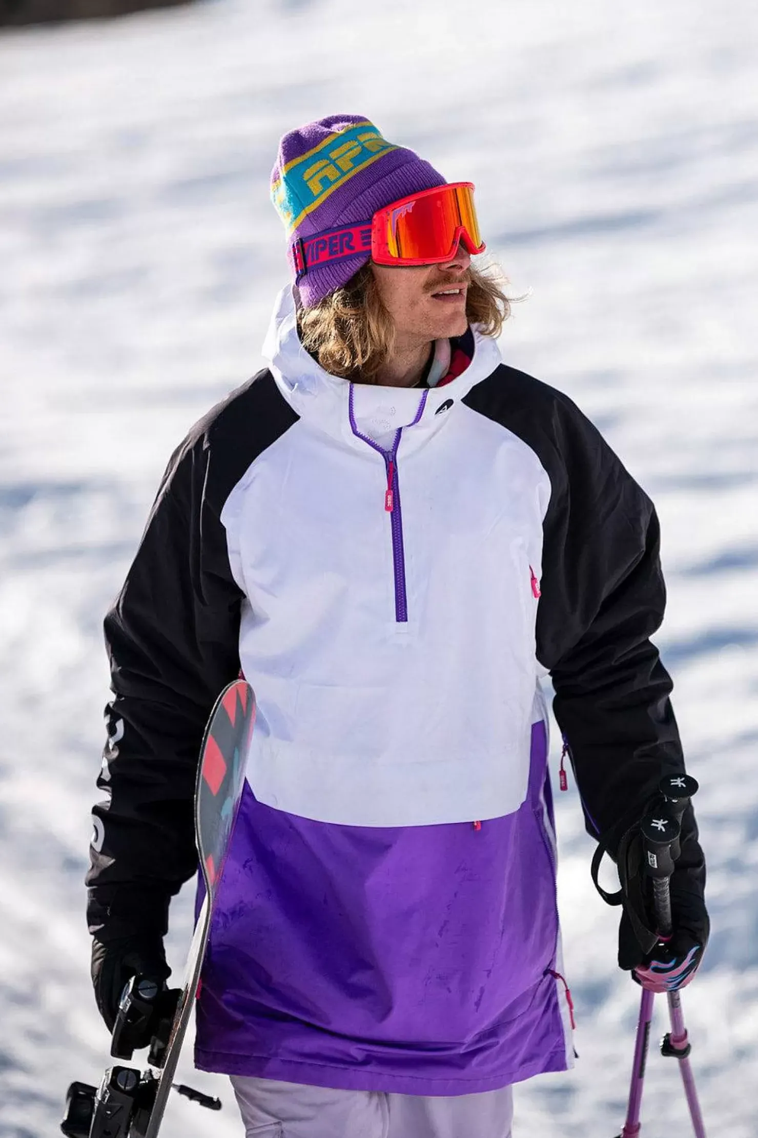 Men OOSC Snow Jackets>Sp Overhead Purple