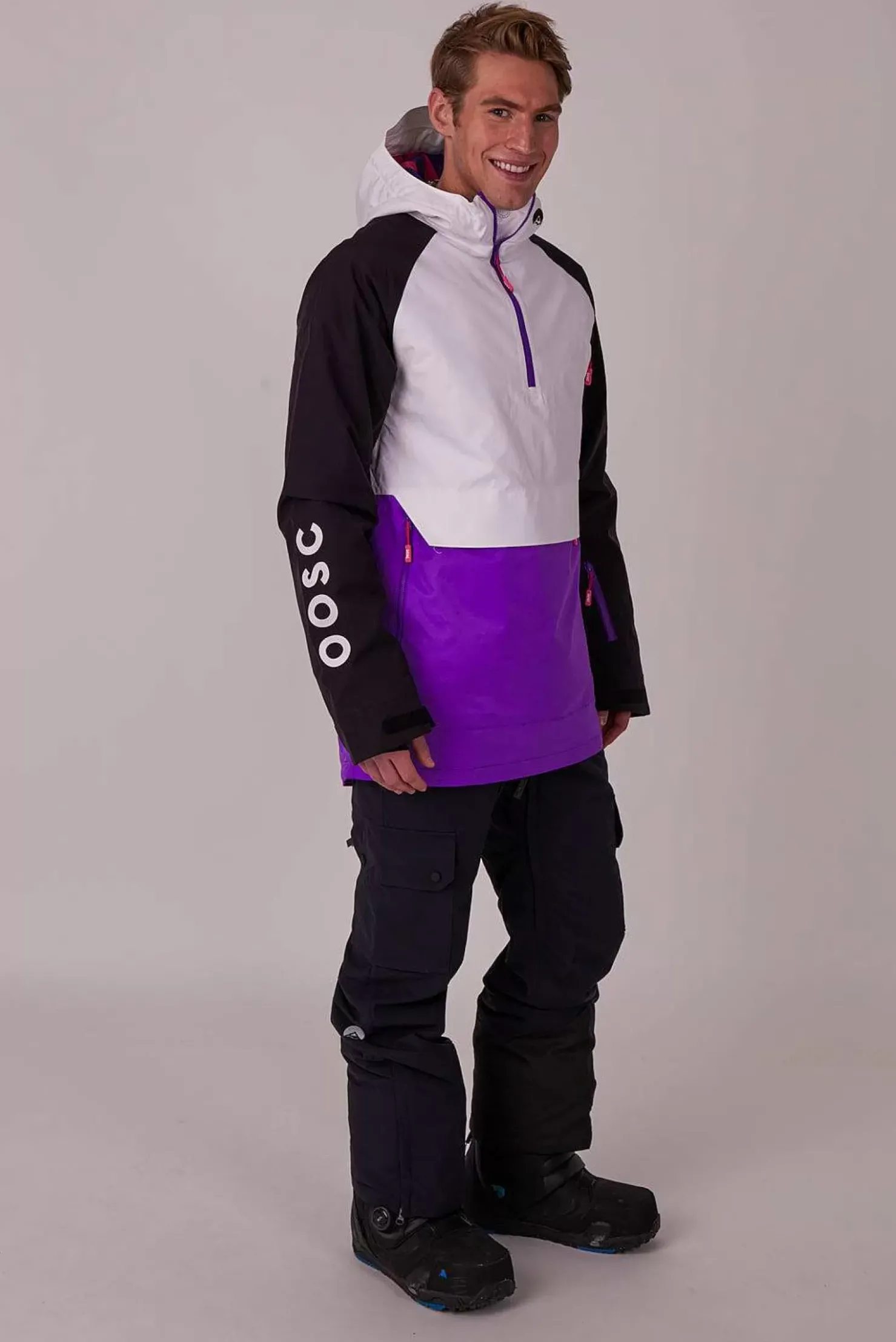 Men OOSC Snow Jackets>Sp Overhead Purple