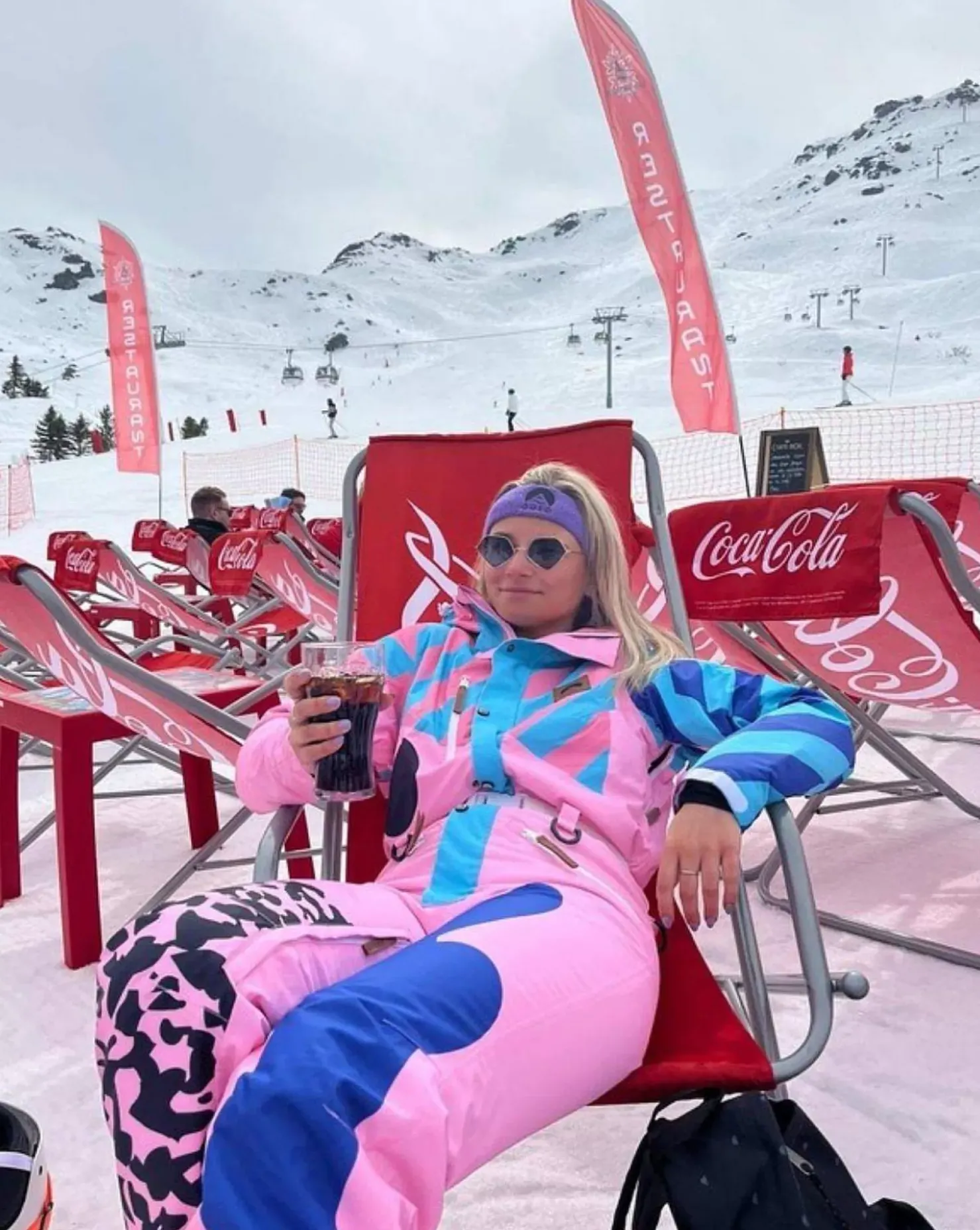 Women OOSC Ski Suits>Penfold In Pink Ski Suit - Women'S