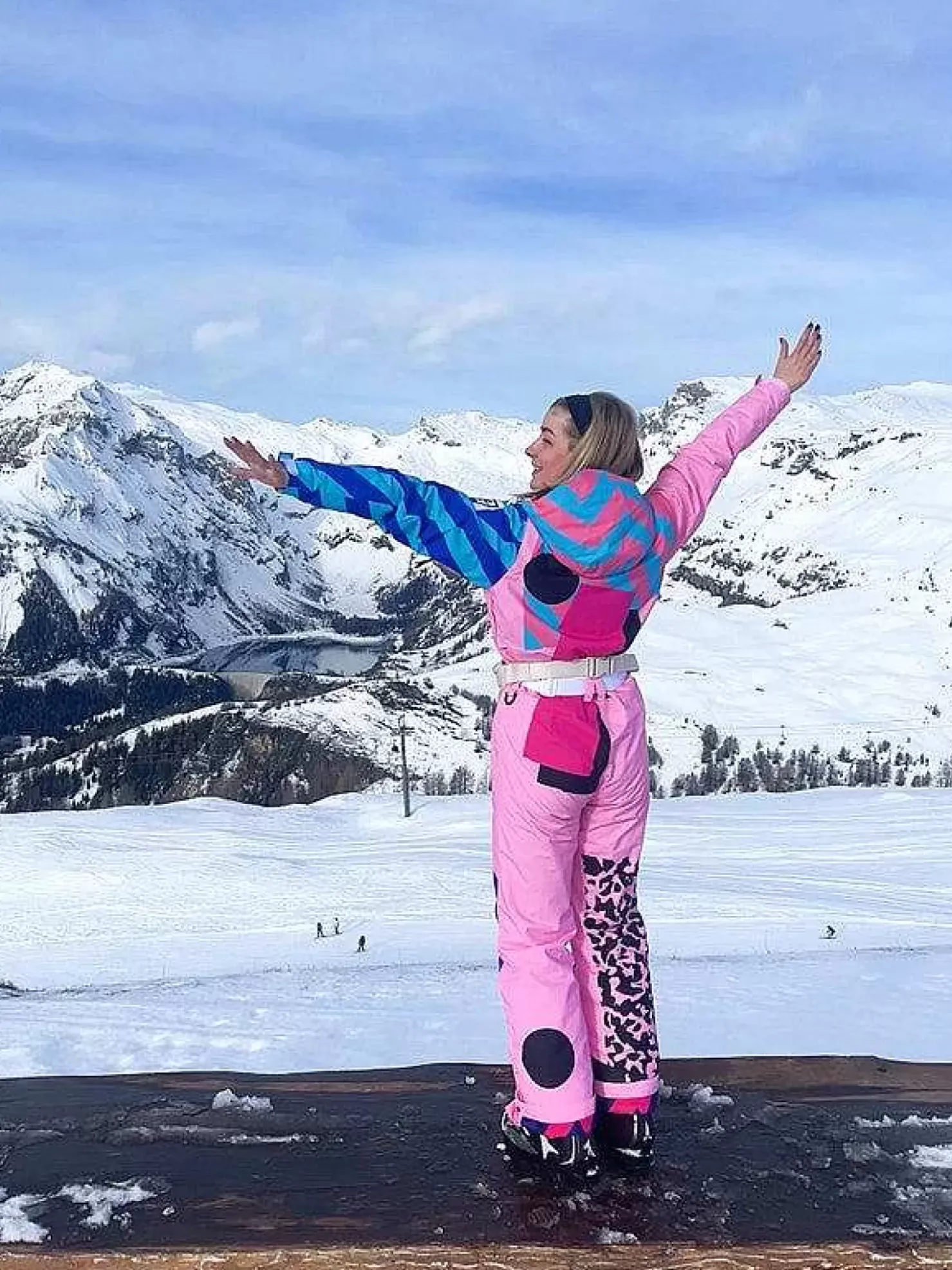 Women OOSC Ski Suits>Penfold In Pink Ski Suit - Women'S
