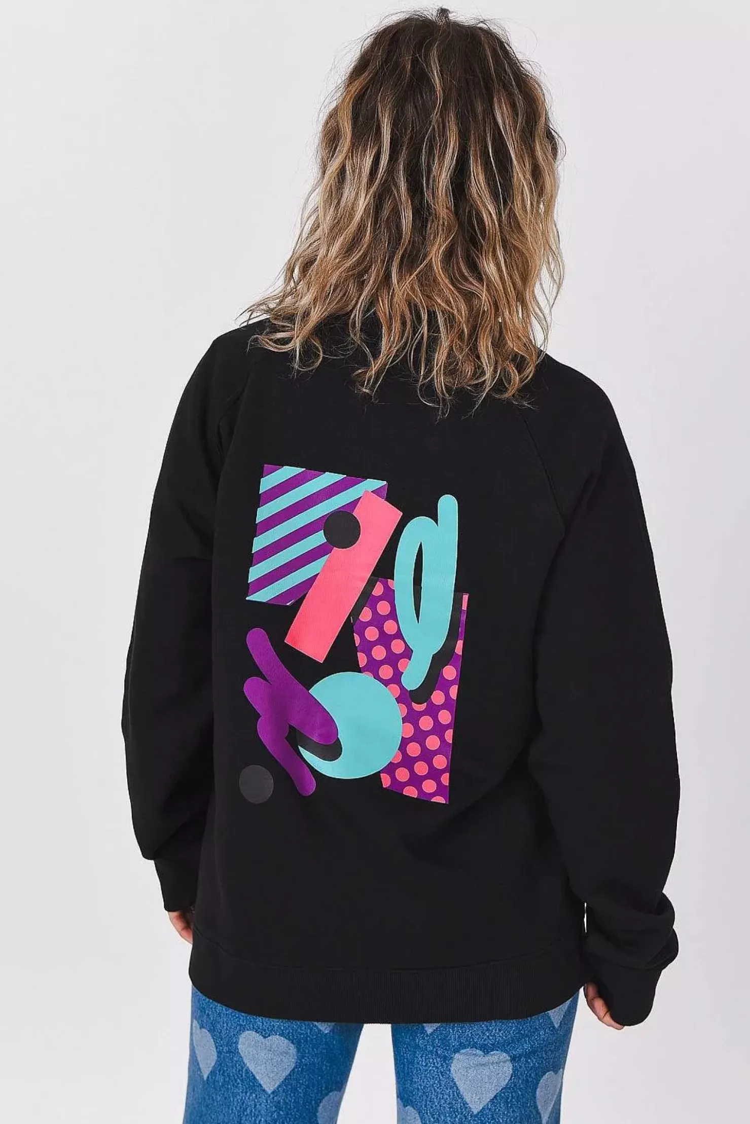 Women OOSC Sweats>Penfold Sweatshirt - Black