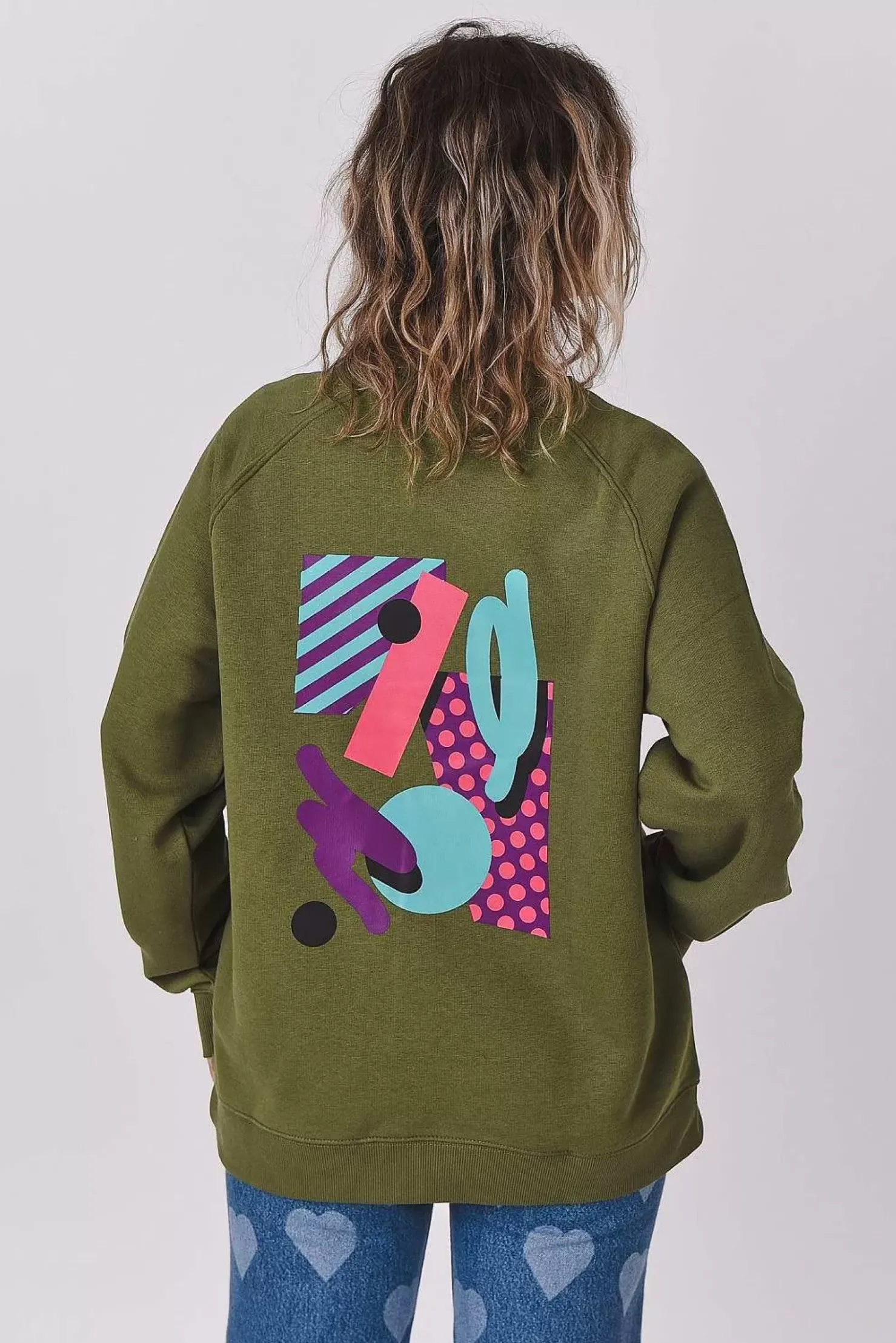 Women OOSC Sweats>Penfold Sweatshirt - Khaki