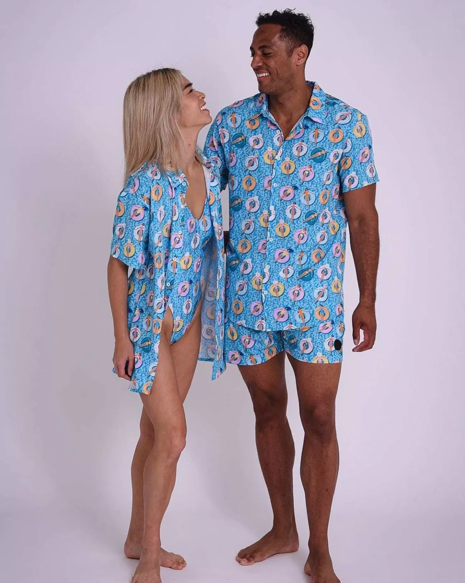 Men OOSC Summer Shirts>Poolside Men'S Short Sleeve Shirt