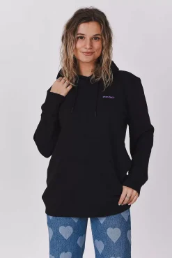 Women OOSC Hoodies>Powder Club Hoodie - Black