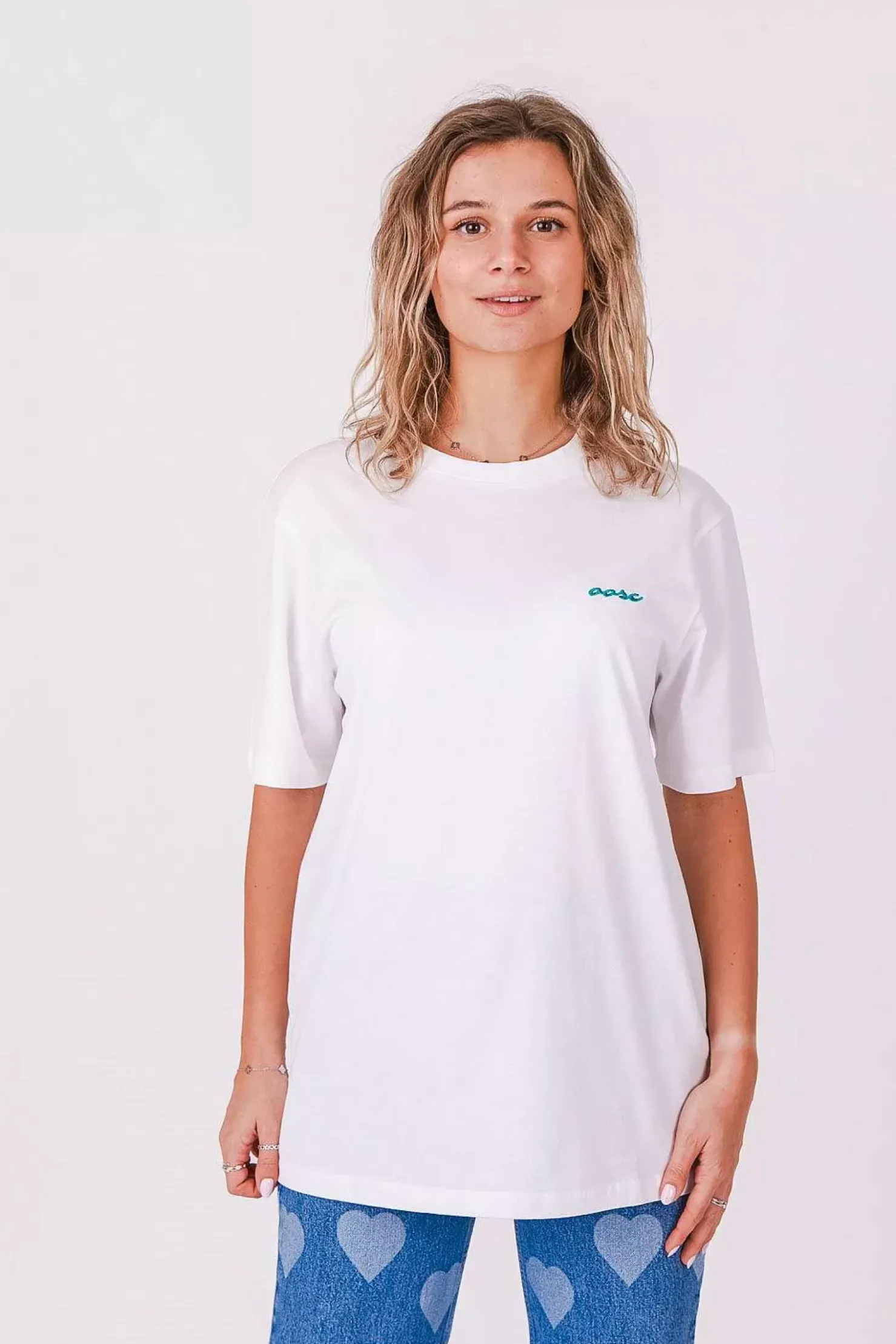 Women OOSC Tees>Powder Club T-Shirt - White