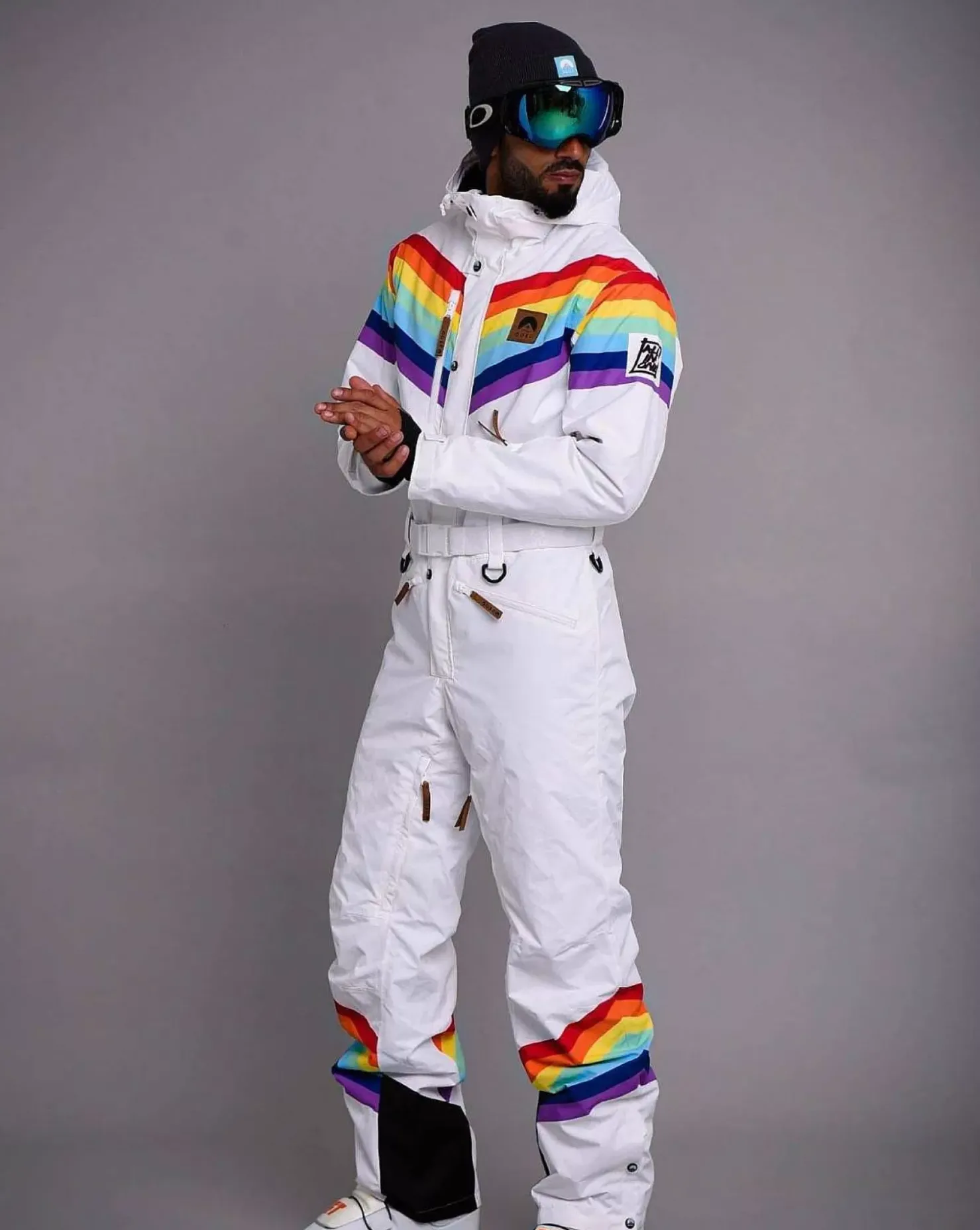 Men OOSC Ski Suits>Rainbow Road Ski Suit - Mens
