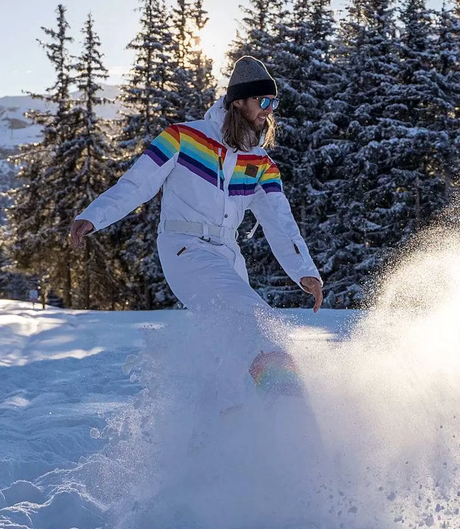 Men OOSC Ski Suits>Rainbow Road Ski Suit - Mens