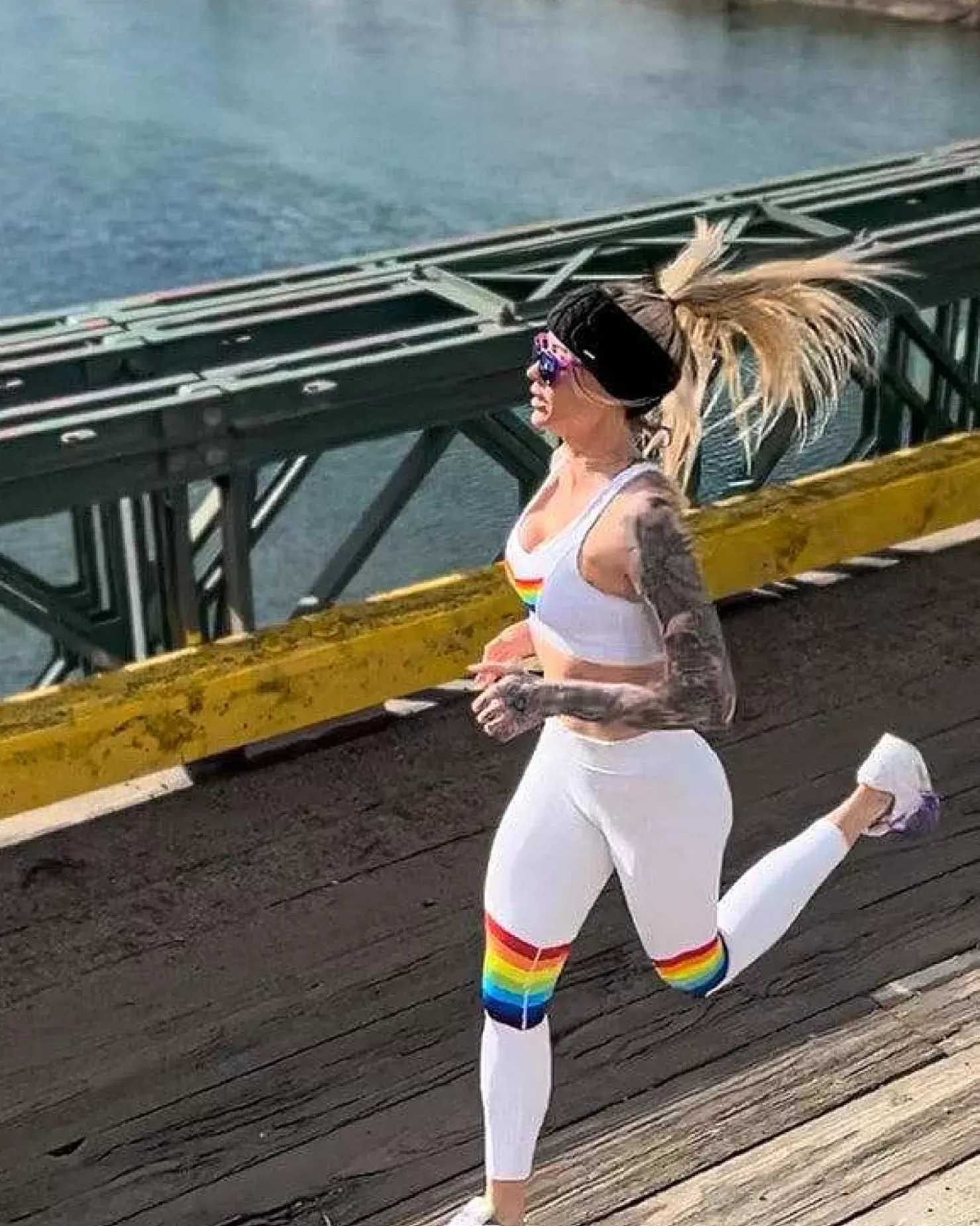 Women OOSC Baselayers>Rainbow Road Women'S Baselayer Leggings