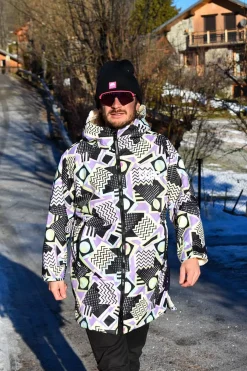 Men OOSC Changing Robes>Saved By The Bell Recycled Sherpa Lined Changing Robe - Men'S