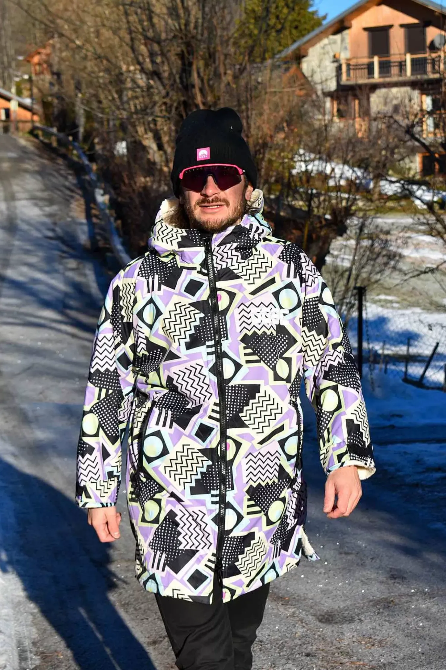 Men OOSC Changing Robes>Saved By The Bell Recycled Sherpa Lined Changing Robe - Men'S