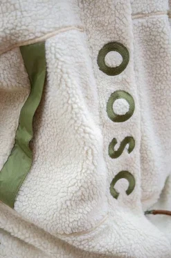 Men OOSC Fleeces>Sherpa Fleece Jacket Cream / Khaki - Men'S