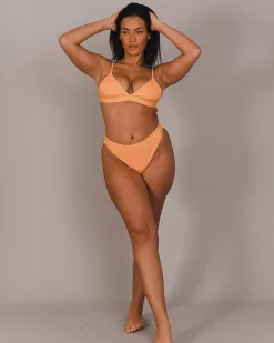 Women OOSC Bikinis>Tangerine Squeeze Mile High Bikini Bottoms