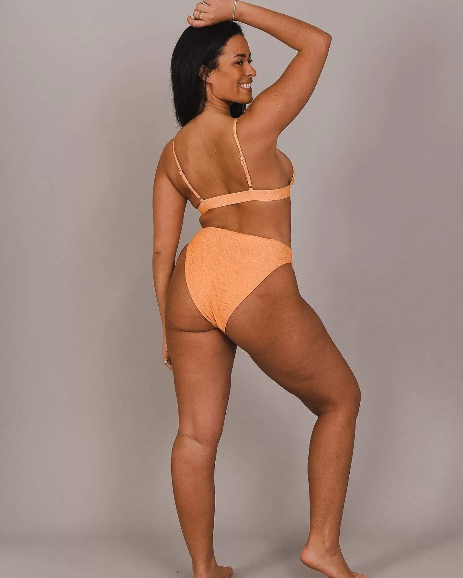 Women OOSC Bikinis>Tangerine Squeeze Mile High Bikini Bottoms