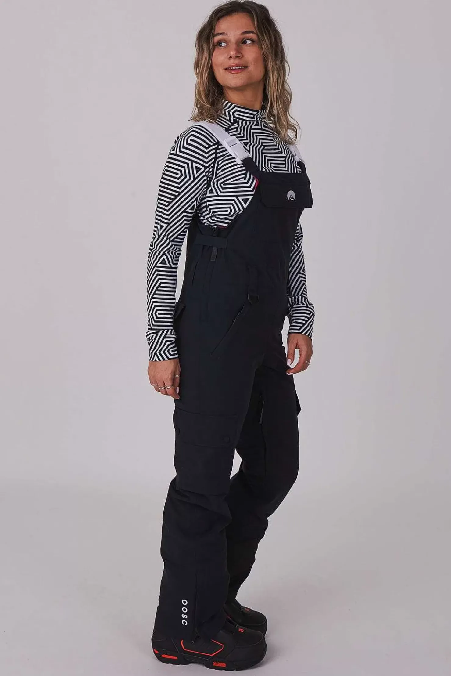 Women OOSC Yeh Girl Jackets & Bib Pants>Yeh Girl Bib Pant Black