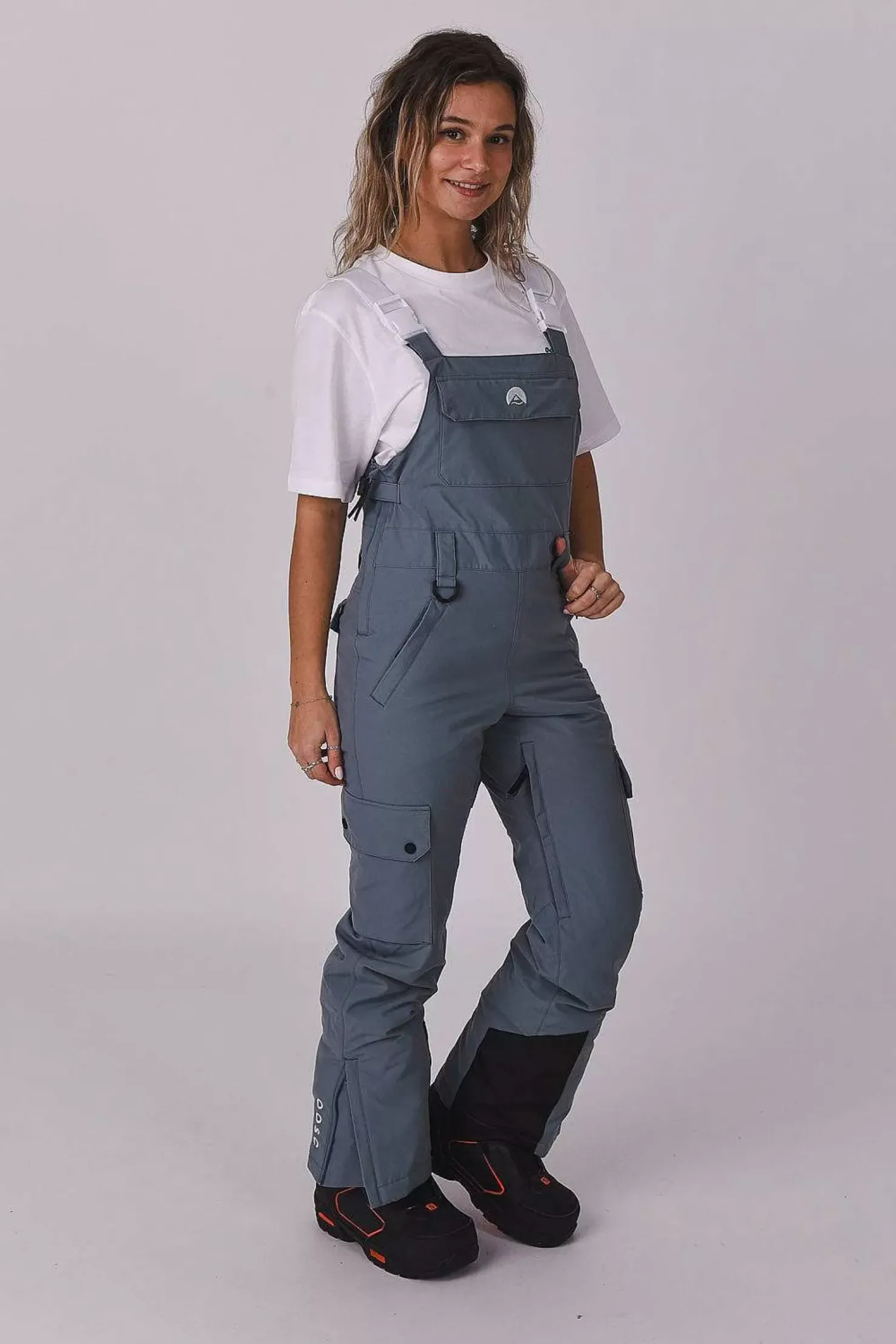Women OOSC Yeh Girl Jackets & Bib Pants>Yeh Girl Bib Pant Grey