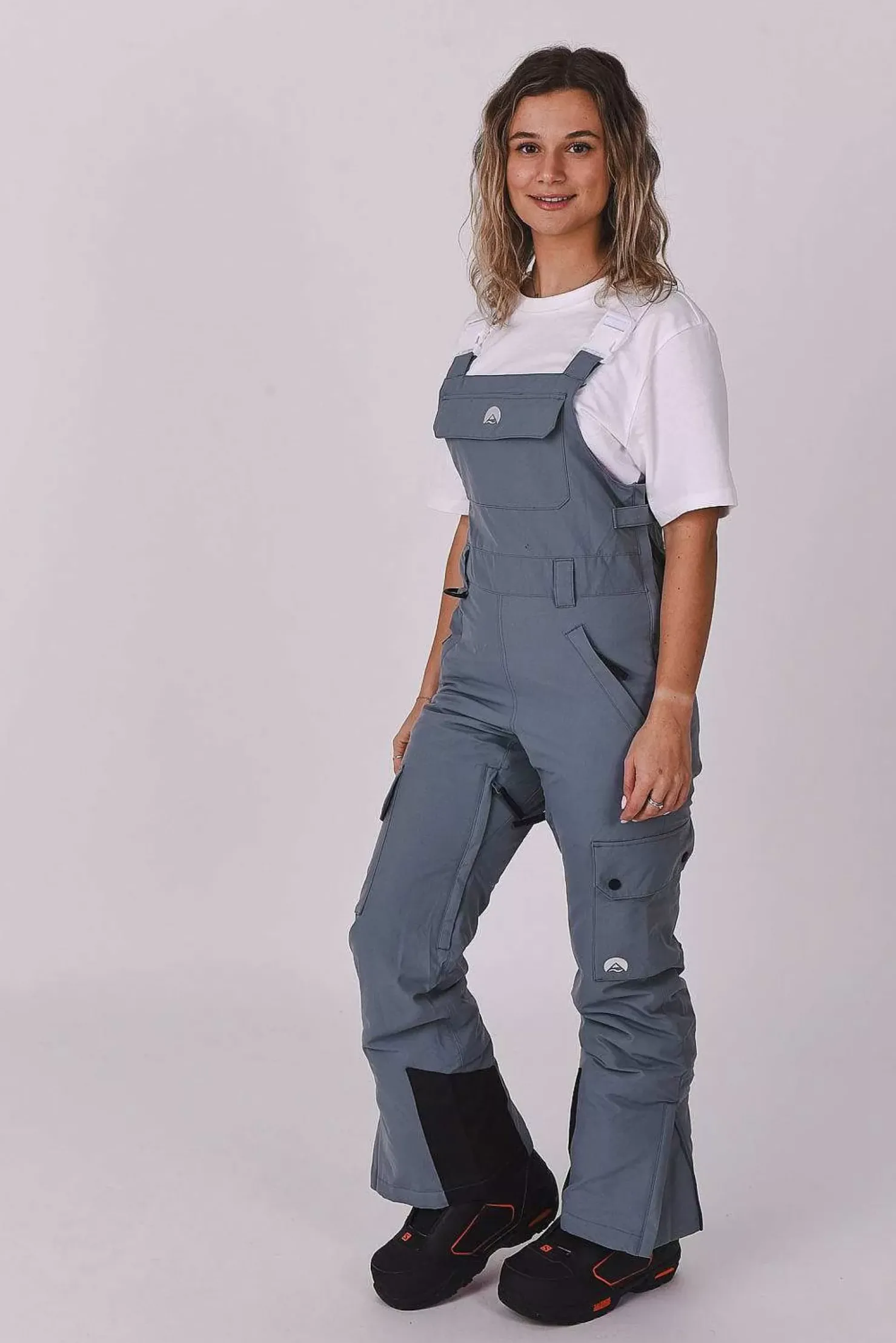 Women OOSC Yeh Girl Jackets & Bib Pants>Yeh Girl Bib Pant Grey
