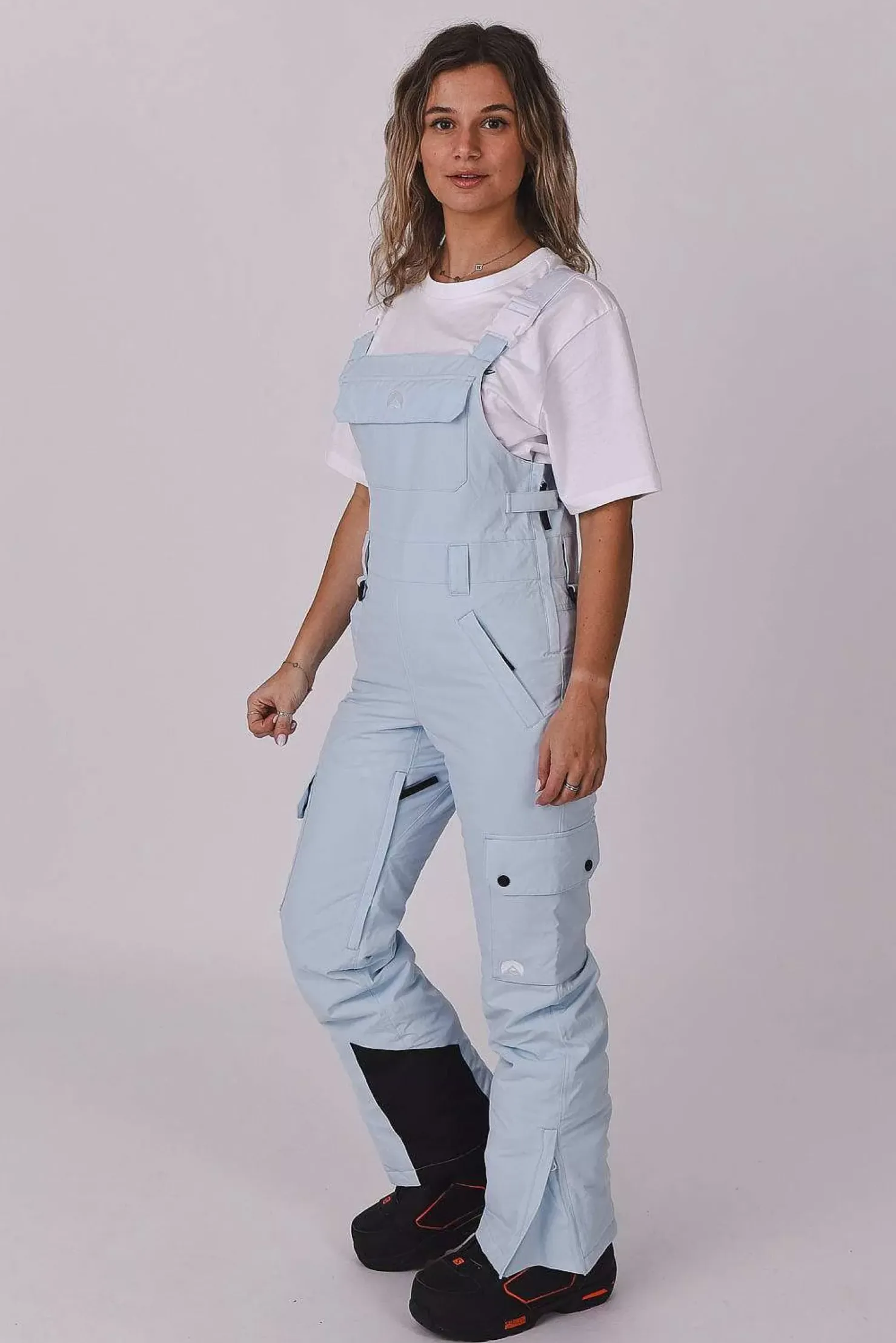 Women OOSC Snow Pants / Bibs>Yeh Girl Bib Pant Ice Blue