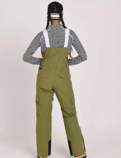 Women OOSC Yeh Girl Jackets & Bib Pants>Yeh Girl Bib Pant Khaki